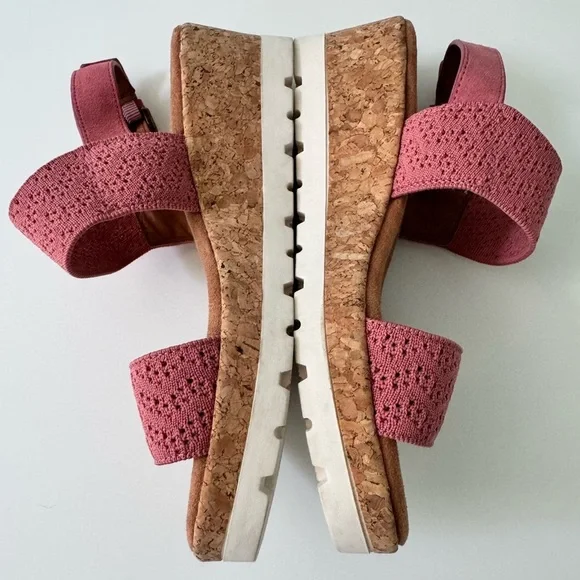 Zodiac Oceana Wedge Sandals with Leather and Fabric Woven Straps - Picture 3 of 7